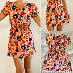 Floral pink/coral dress
